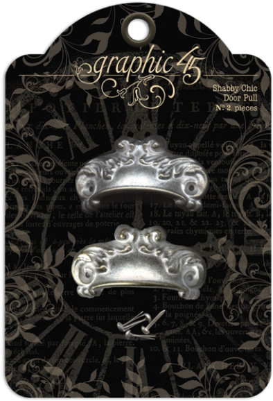 G4500842 - Graphic 45 Staples - Shabby Chic Door Pull (578x578), Png Download