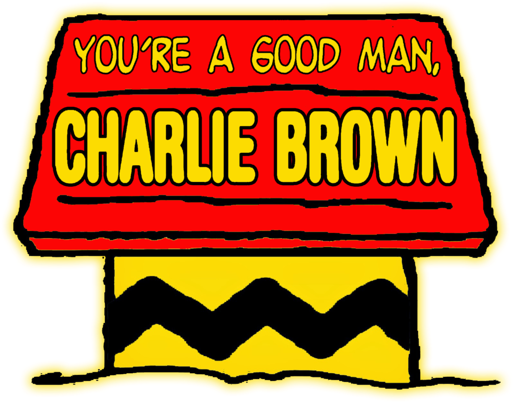 Charlie Brown Logo W Yellow Shadow - You're A Good Man, Charlie Brown (1000x810), Png Download