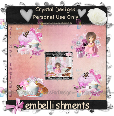 Marschmelos Candy Embellishments Pack - Depoimentos Para Namorado (395x400), Png Download