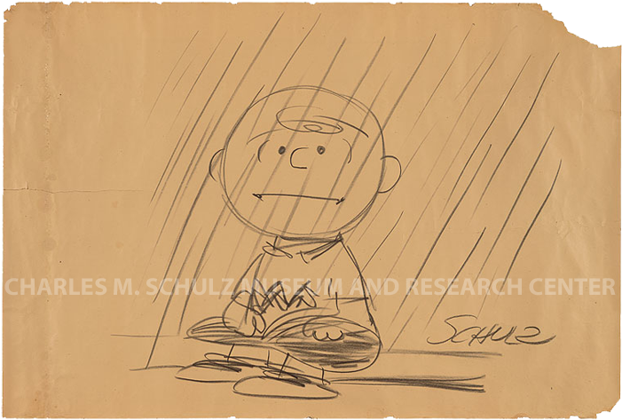 Sketches And Drawings Archives - Charles M Schulz Sketch (740x510), Png Download
