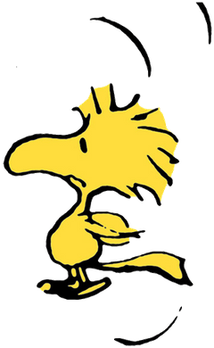 Woodstock Side View - Snoopy Transparent (400x400), Png Download