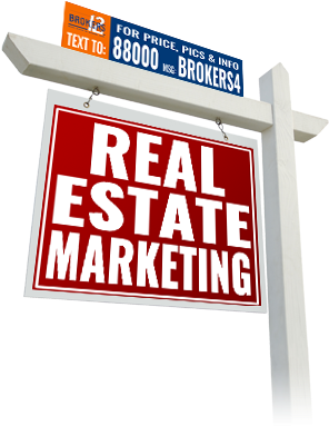 Real Estate Sms Marketing - Signage (320x392), Png Download