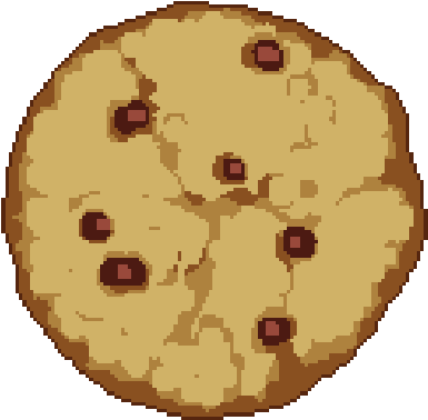 Image In Transparent Stuff Collection By Hanin Image - Pixel Cookie Transparent (500x475), Png Download