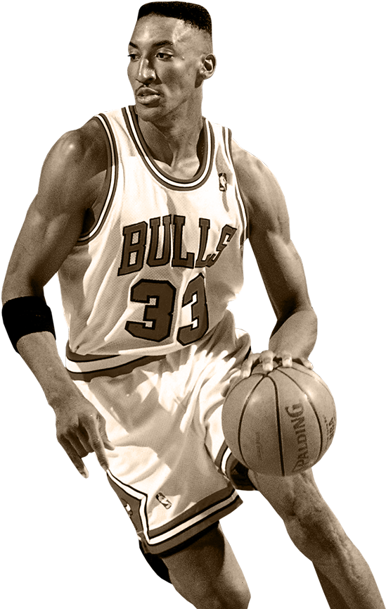 Chicago Bulls História - Scottie Pippen Png (700x875), Png Download