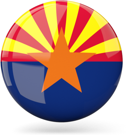 Arizona Flag Icon (640x480), Png Download