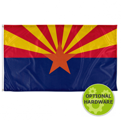 Arizona State Flag (385x385), Png Download