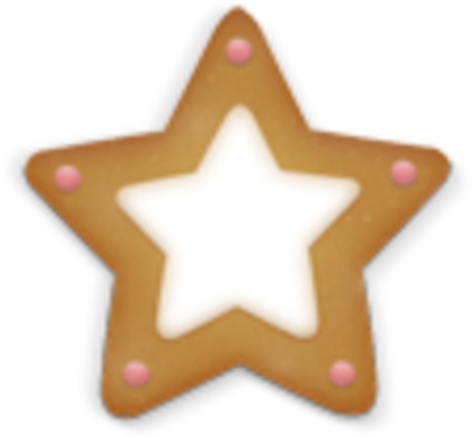 Cookie Clipart Holiday Cookie - Clip Art (600x600), Png Download