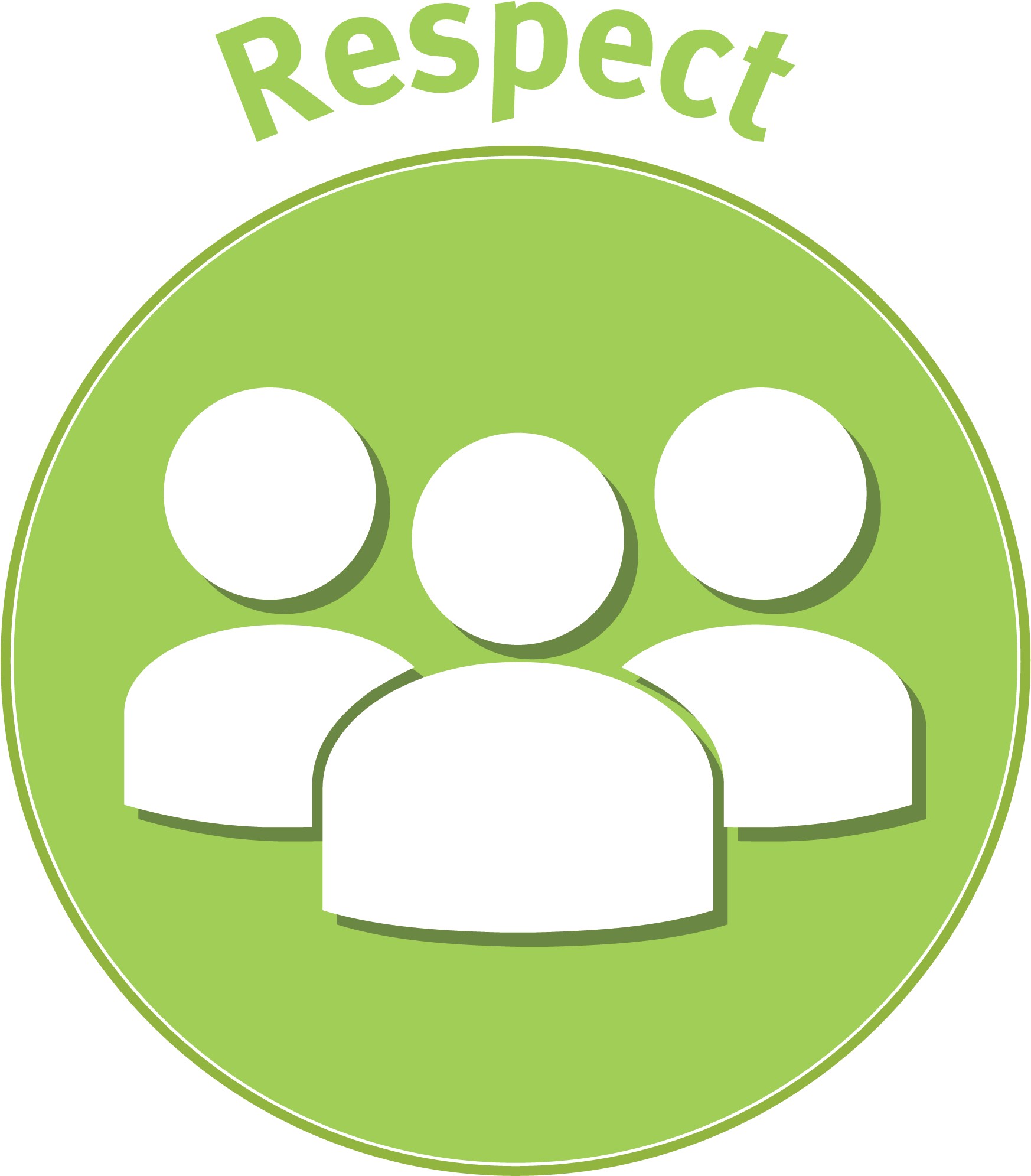 We Show Respect And Compassion For The People We Care - Circle (1745x2082), Png Download