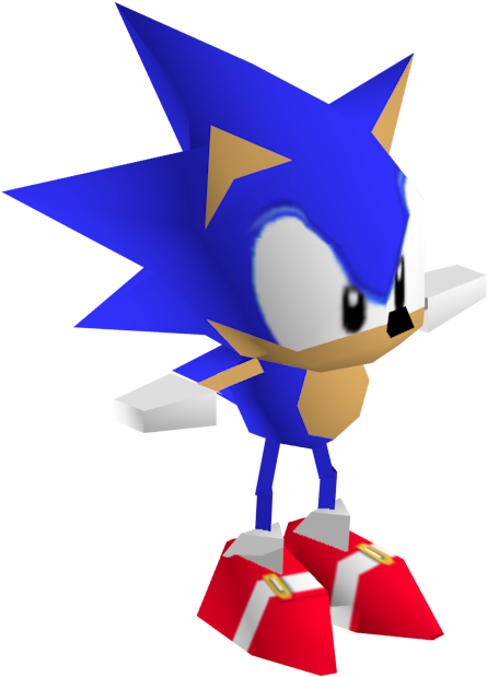 7936 - Sonic R Sonic Png (750x650), Png Download