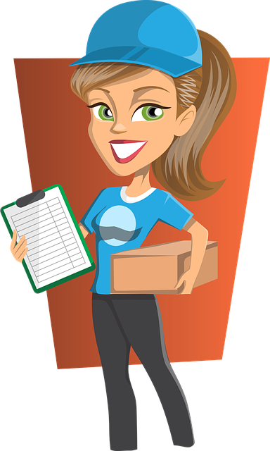 These Cool Png Business People Images Are From The - Delivery Girl (384x640), Png Download