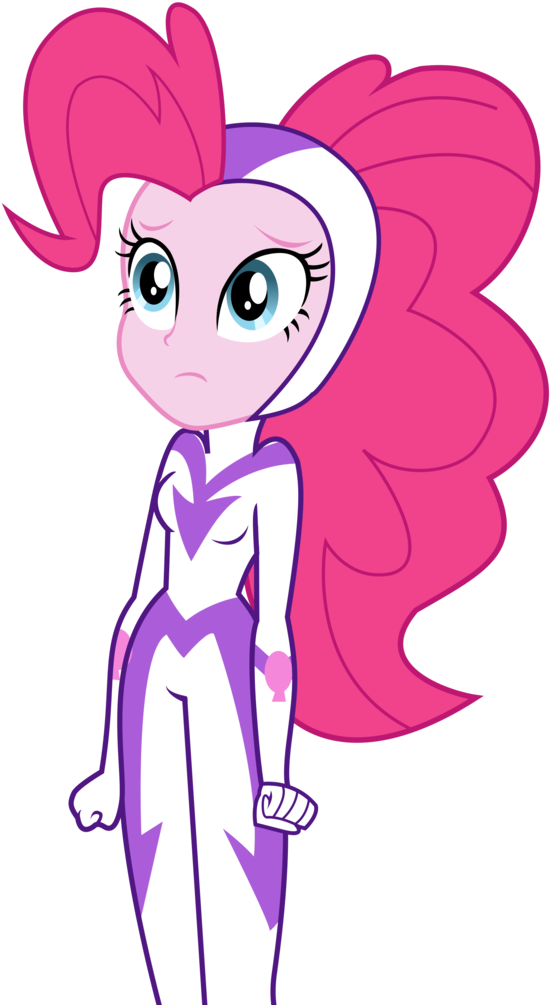 Fili Second Pinkie In Movie My Little - Equestria Girls Power Ponies (595x1024), Png Download