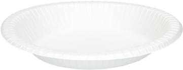 Paper Plate Deep White 20cm - Serving Tray (360x360), Png Download