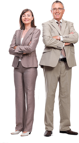 Download Course Brochure - Woman And Man Business Png (300x500), Png Download