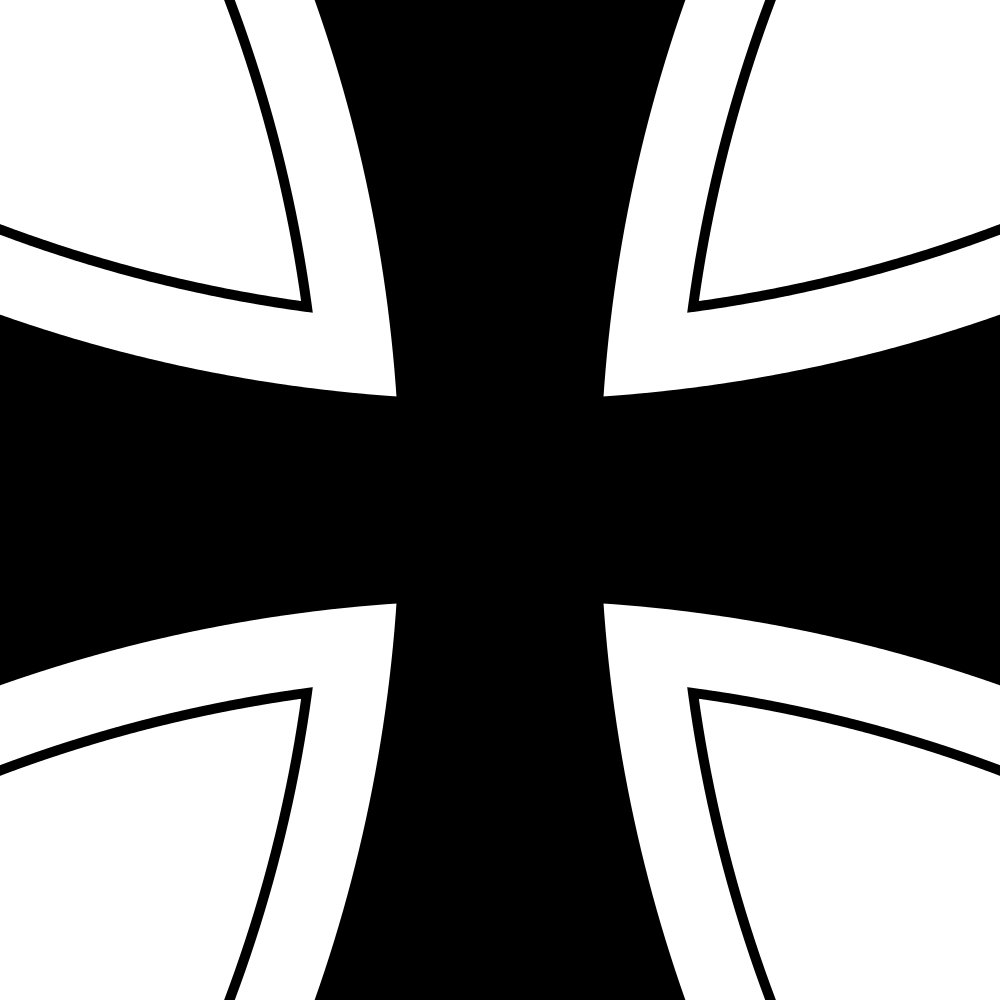 Roundel Of The German Air Force - German Air Force Logo (1000x1000), Png Download