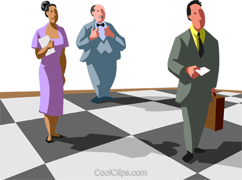 Business People As Chess Pieces Royalty Free Vector - Chess Business Png (480x357), Png Download