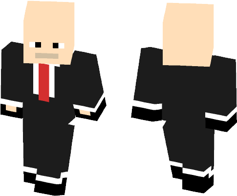 Agent 47-true Form - Illustration (584x497), Png Download