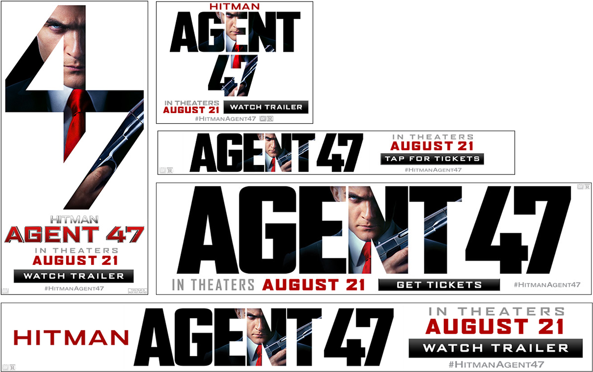 Advertisement Banners - Hitman: Agent 47 (1200x772), Png Download