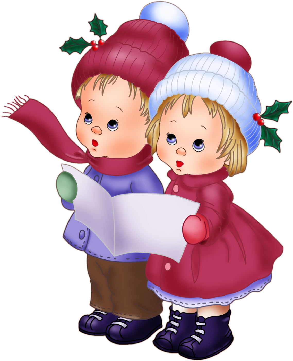 Christmas Kids Png (1189x1443), Png Download