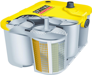 Car Batteries - Optima Batteries 8071-167 - D51 Yellowtop Dual Purpose (360x350), Png Download