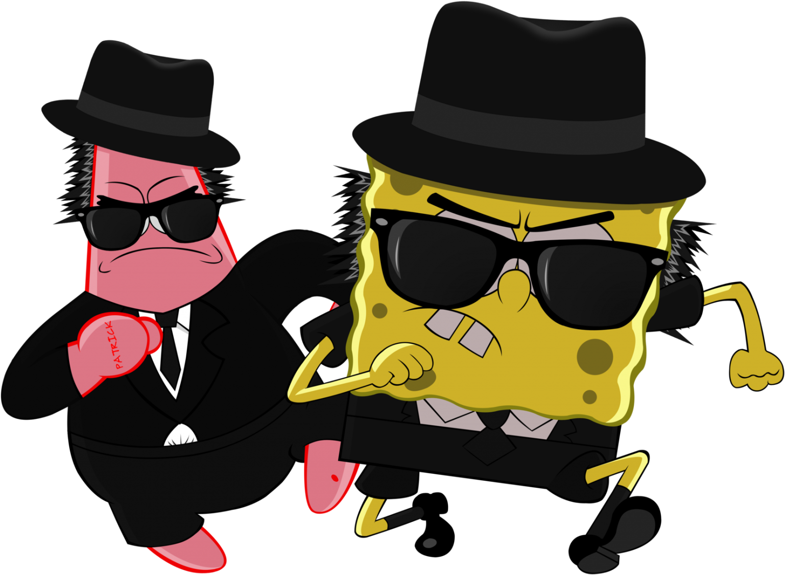 Spongebob And Patrick Png (2048x1480), Png Download