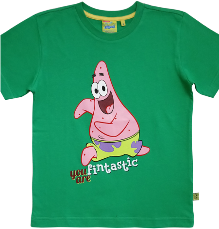 Patrick Graphic T-shirt - Cartoon (450x563), Png Download