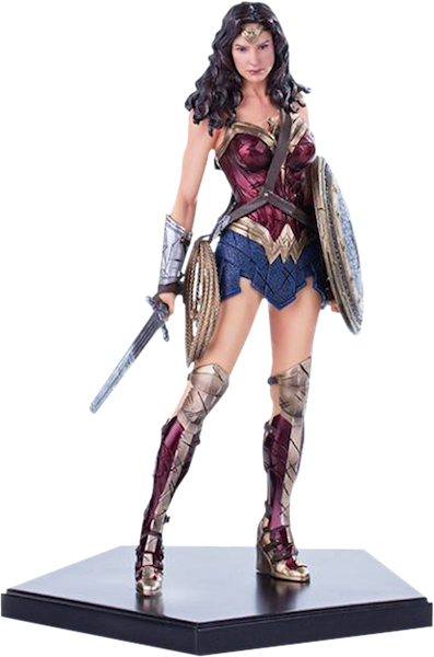 Iron Studio Wonder Woman 1 10 (397x600), Png Download