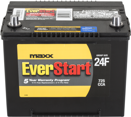 Everstart Maxx-24fn Car Battery - Everstart Maxx Lead Acid Automotive Battery, Group (598x436), Png Download