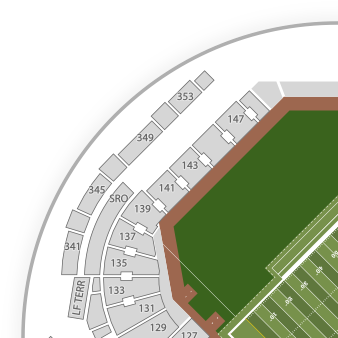 Ncaa Football Seating Chart Find Tickets - Aircraft Seat Map (350x350), Png Download