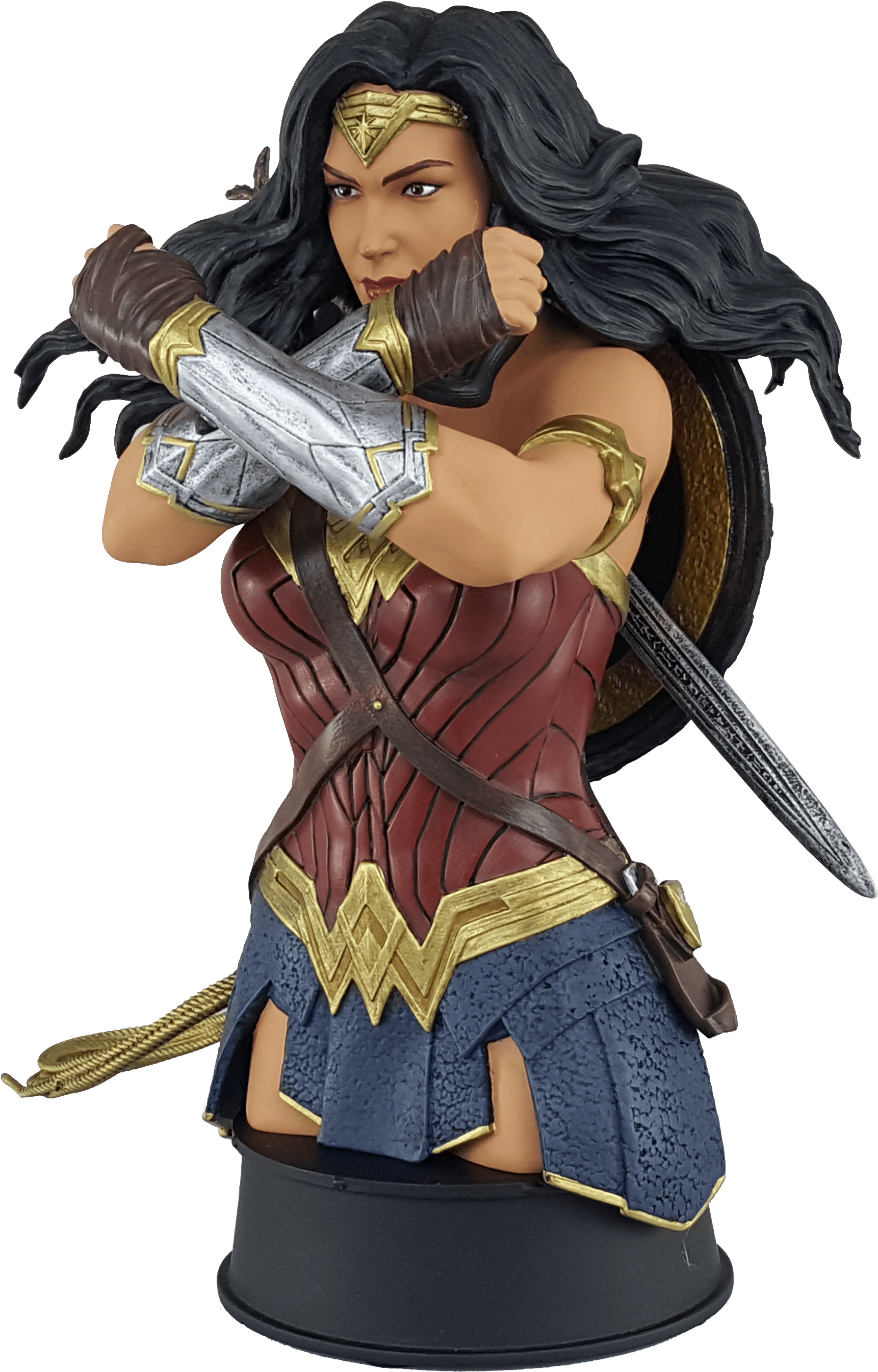 Of Actress Gal Gadot Standing Approximately 7″ Tall, - Wonder Woman Movie Statue (2691x2691), Png Download