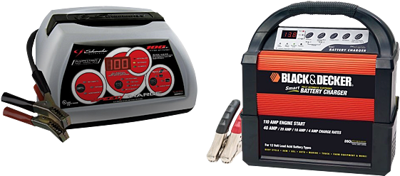 Best Portable Car Battery Charger Reviews - Schumacher 100 Amp Speed Charger Sc-10030a (635x280), Png Download