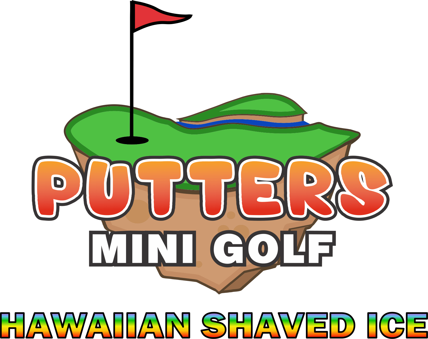 Putters Twin Falls (1637x1294), Png Download