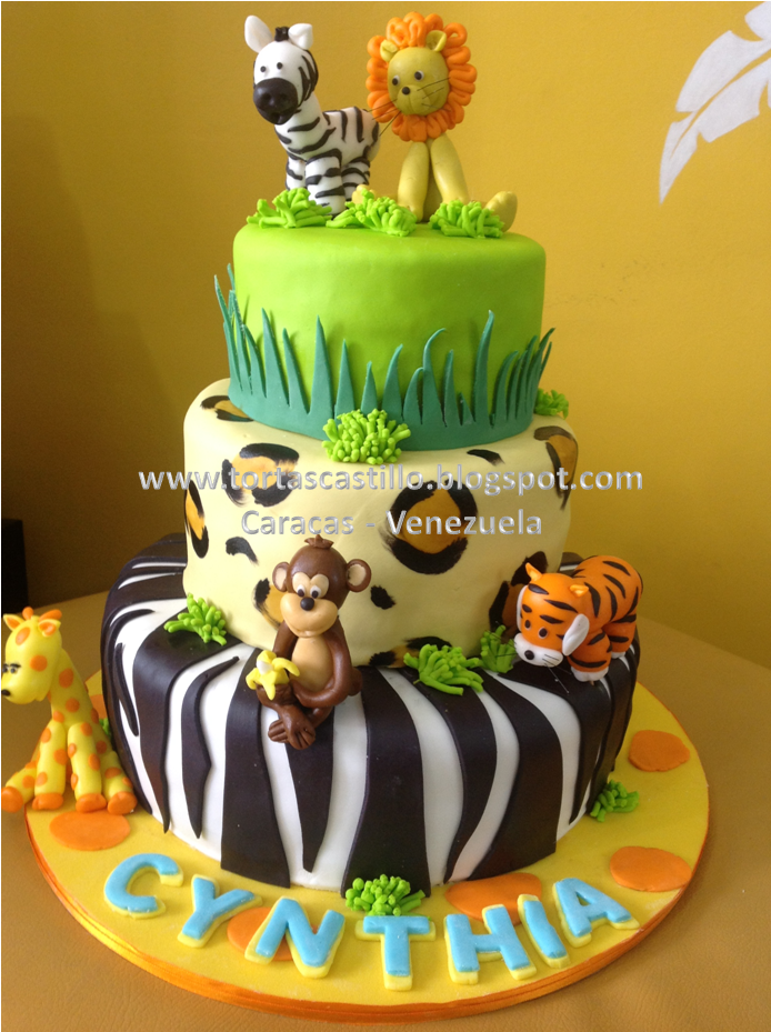Tortas Decoradas Sra - Tortas De La Selva (1069x930), Png Download