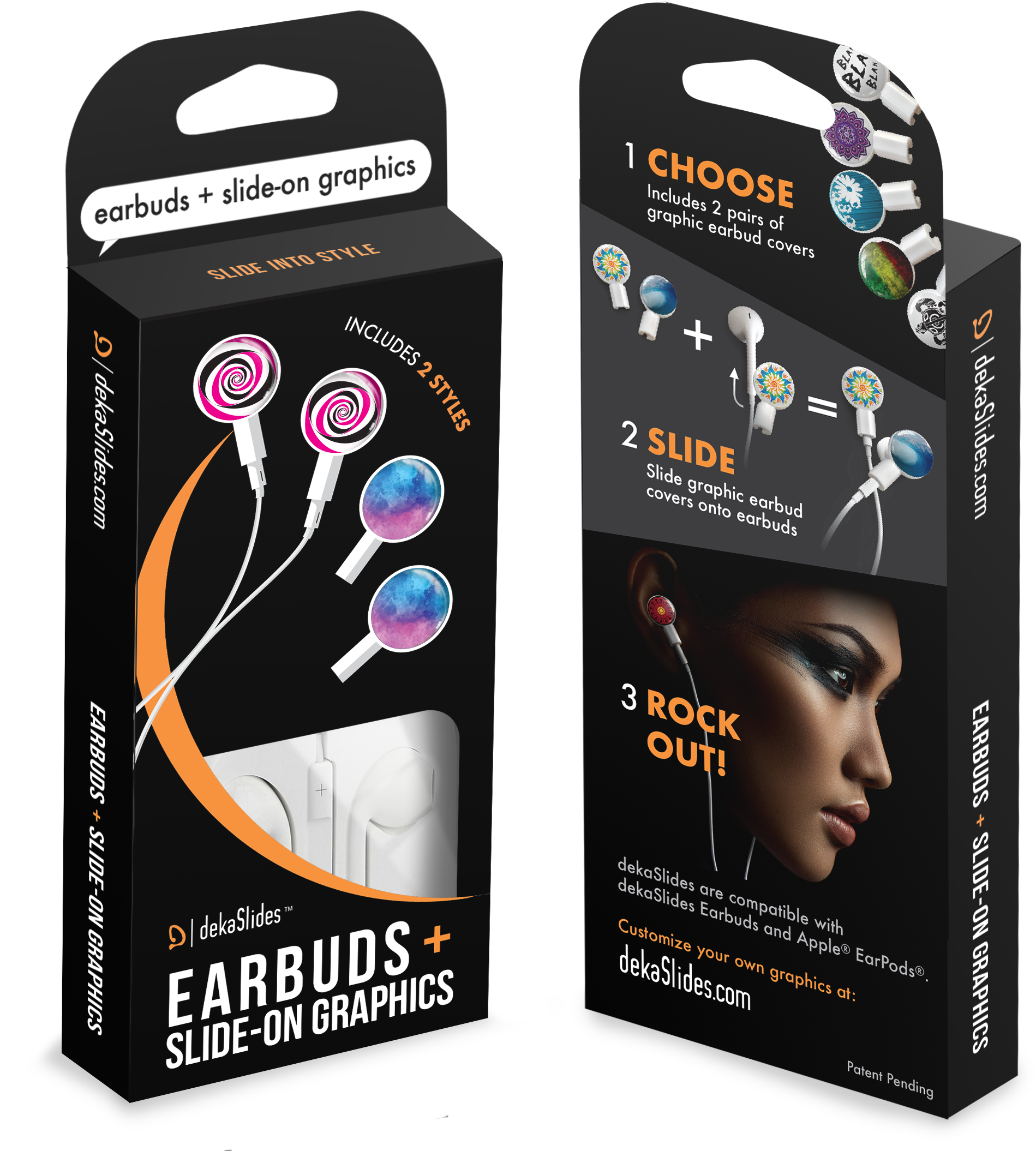 Earbuds Combo Pack - Dekaslides (1958x2201), Png Download