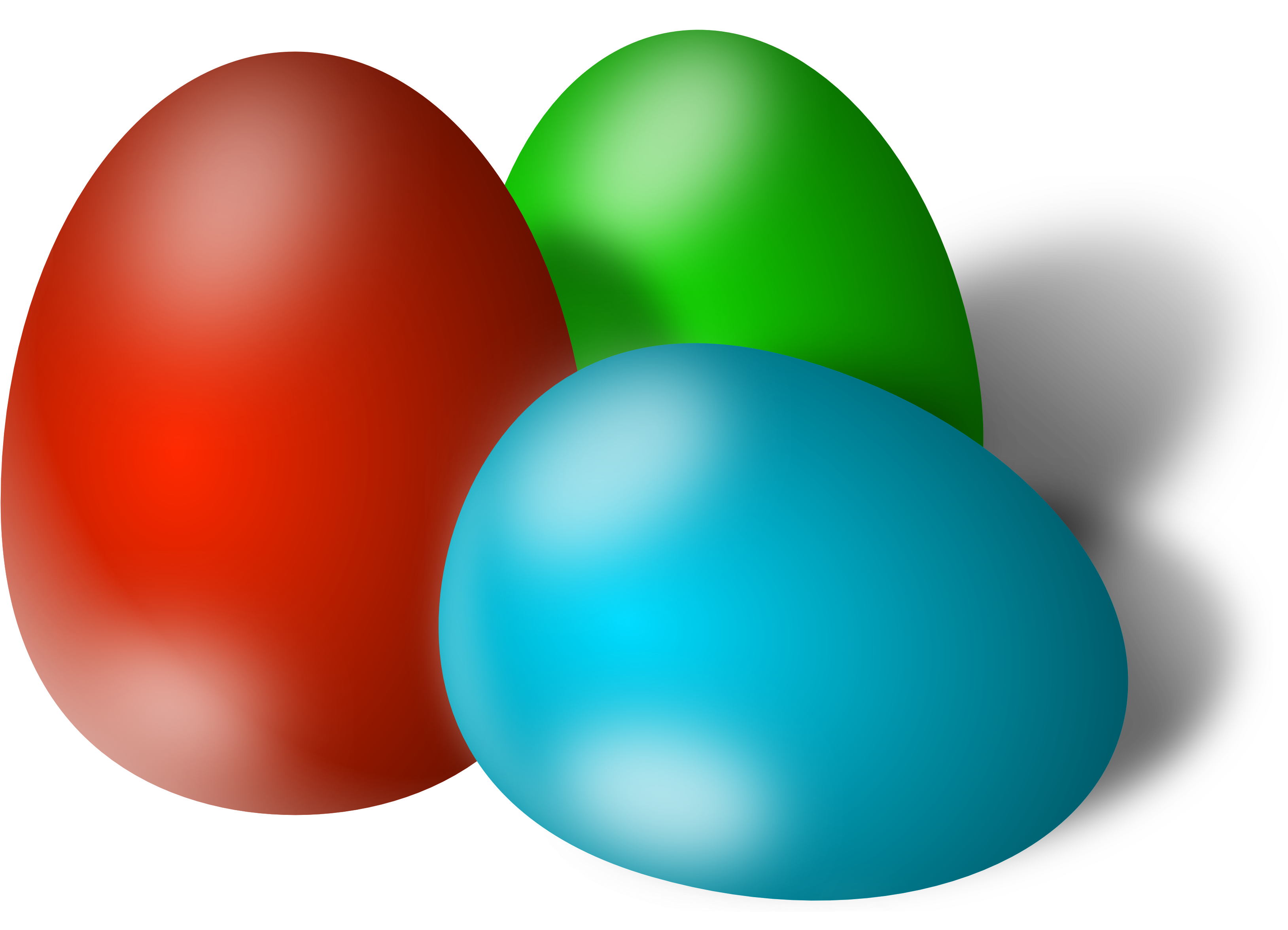 Easter Eggs - Easter Egg Png (3333x2350), Png Download