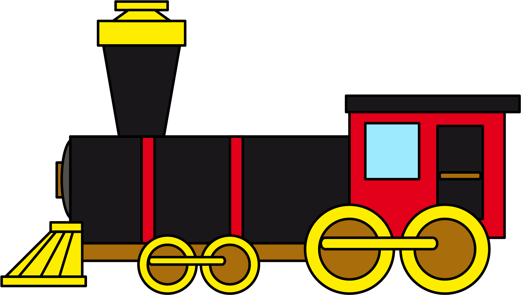 Free To Use - Train Clipart (1879x1126), Png Download