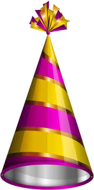 Birthday Party Hats, Happy Birthday Png, Clipart Images, - Happy Birthday Hat Png (428x600), Png Download