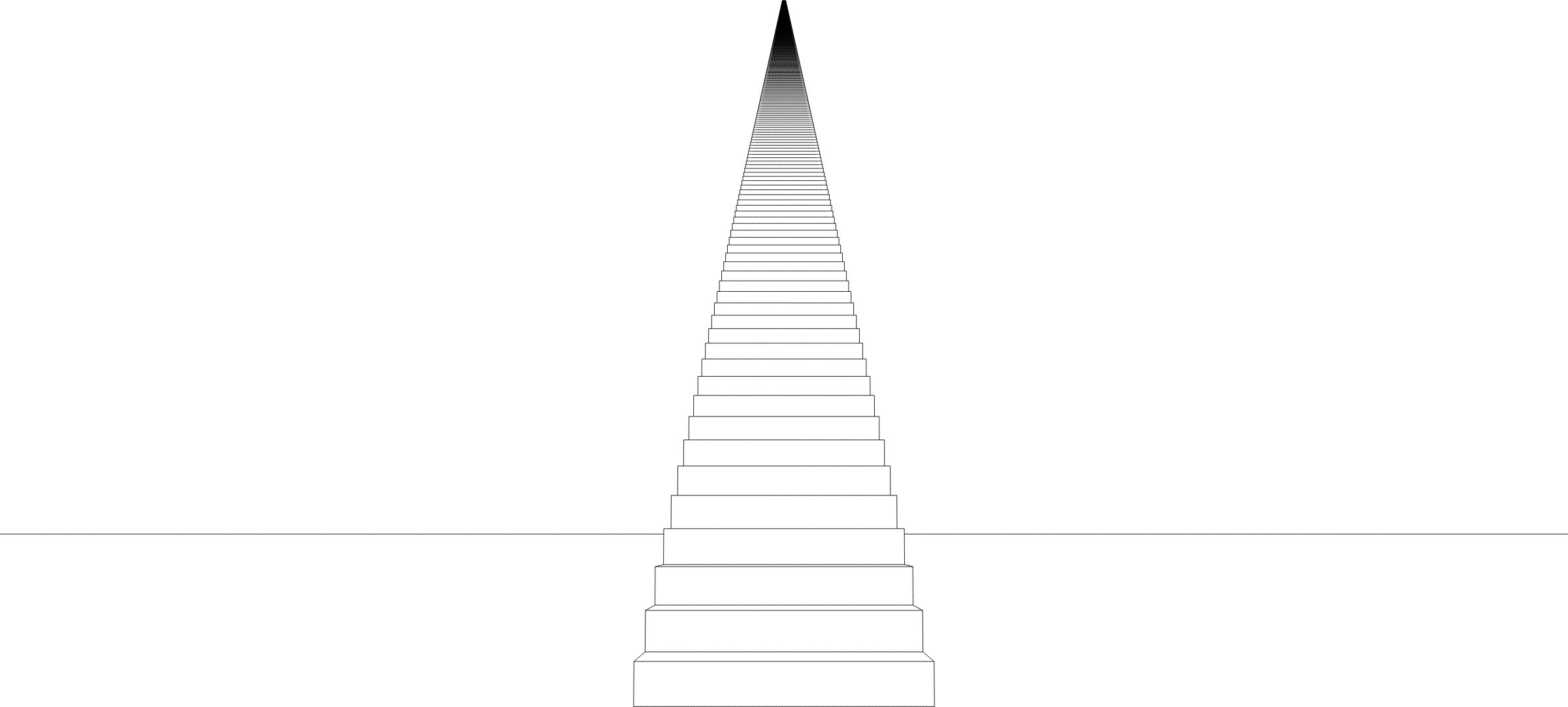 This Free Icons Png Design Of 1000 Stairs (2400x1083), Png Download