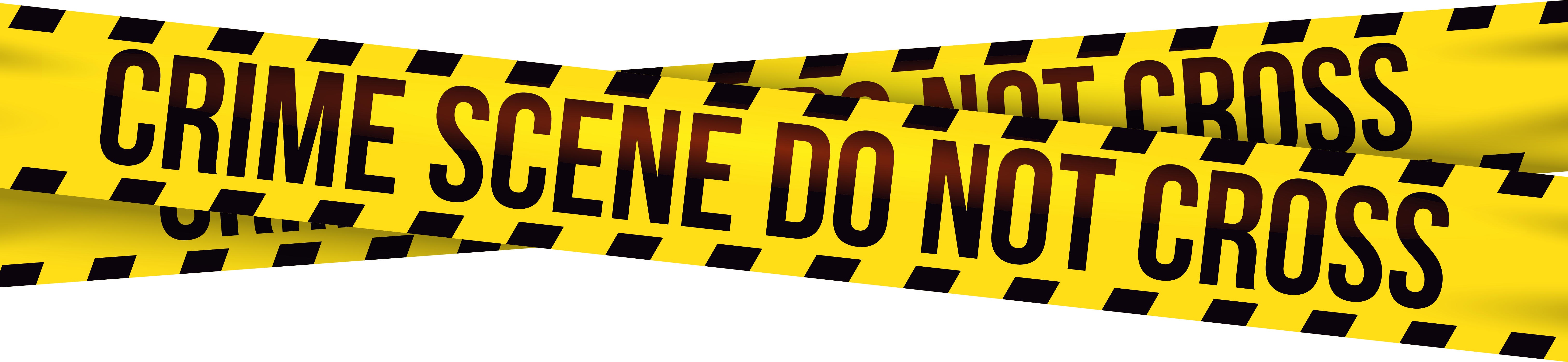 Crime Scene Tape Png (6500x1499), Png Download