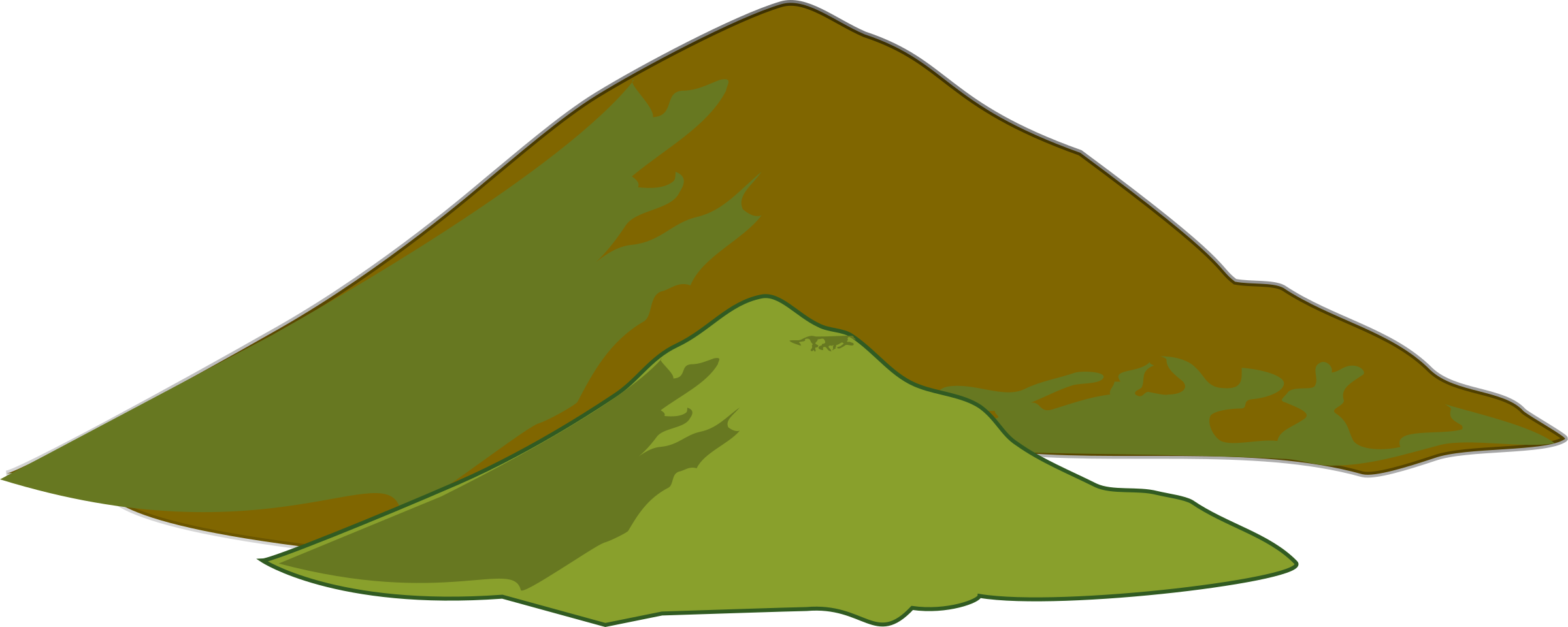 Mountain Nature Peak Scenery Summit Mounta - Mountain Clipart (680x340), Png Download