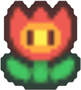 Image Paper Fire Flower Png Fantendo Nintendo Fanon - Mario Fire Flower Gif (420x420), Png Download