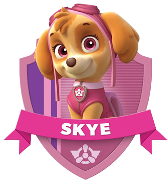 Download Paw Patrol Skye Free Clipart Badge - Skye Paw Patrol