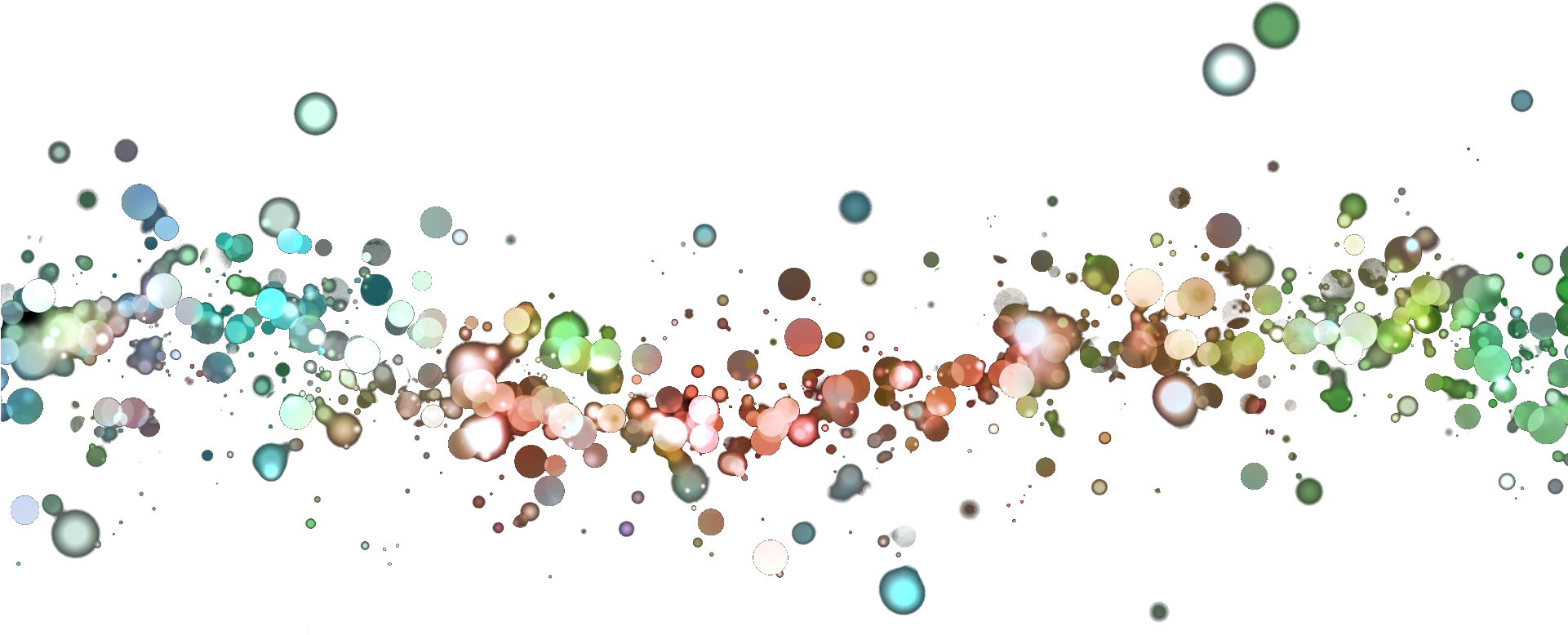 Free Download Bubbles Images - Coloured Bubbles Png (1920x1080), Png Download