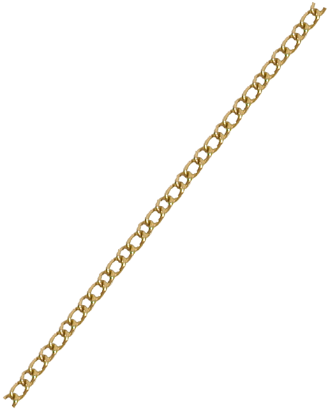 Free Icons Png - Gold Fine Chain (508x600), Png Download