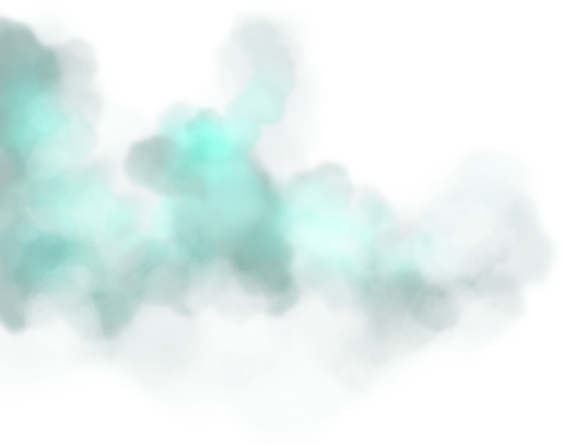 Teal Smoke Png Graphic Transparent Download - Blue Green Smoke Png (515x408), Png Download