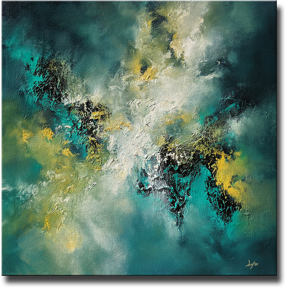 The Waves Of A Turbulent Sea - Art (1000x1000), Png Download