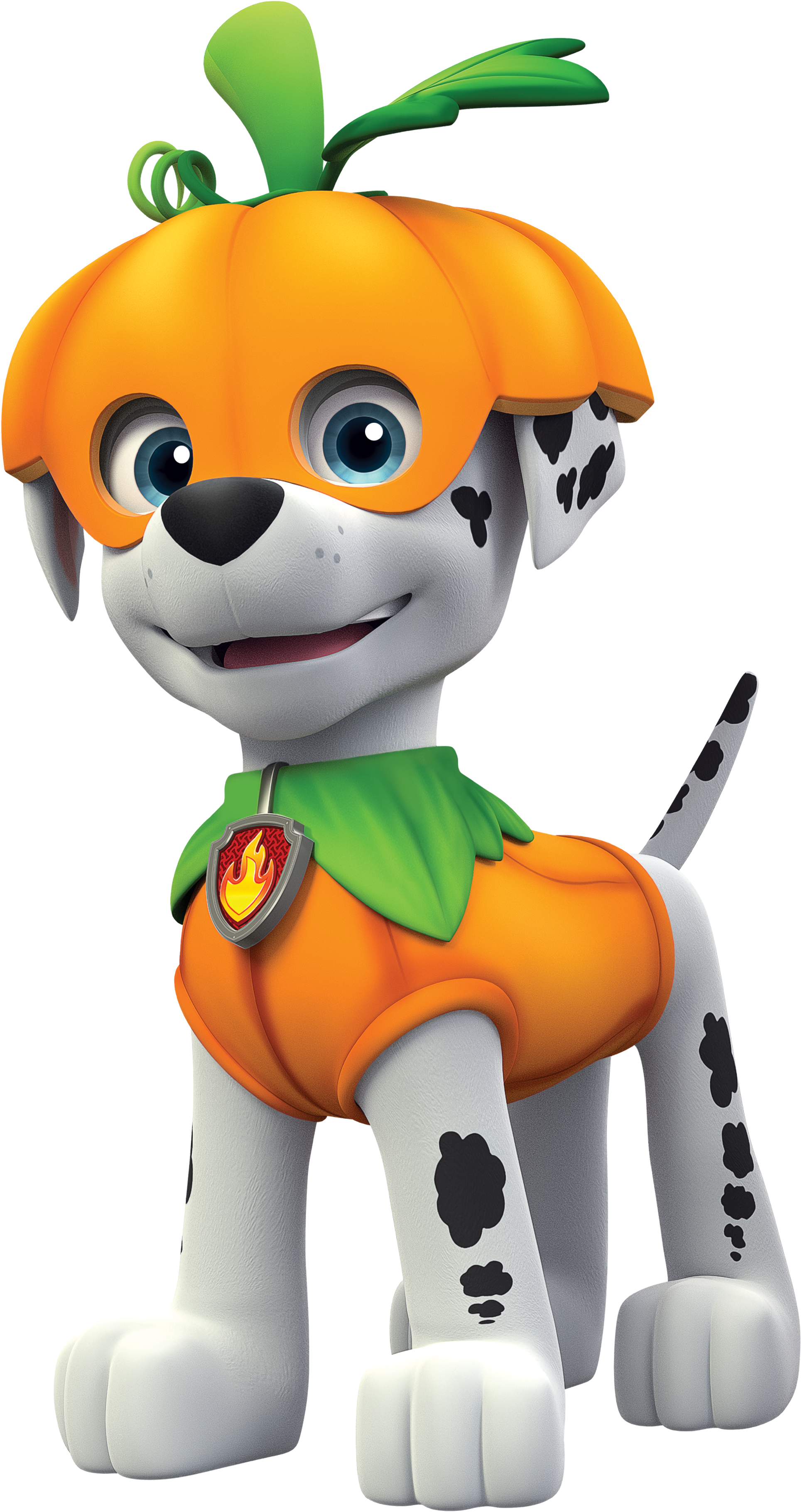 Paw Patrol Marshall Halloween Costume Pumpkin - Marshall Paw Patrol Halloween (2120x3976), Png Download