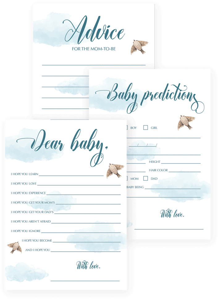 Air Baby Shower Games Printable By Littlesizzle - Calligraphy (819x1024), Png Download
