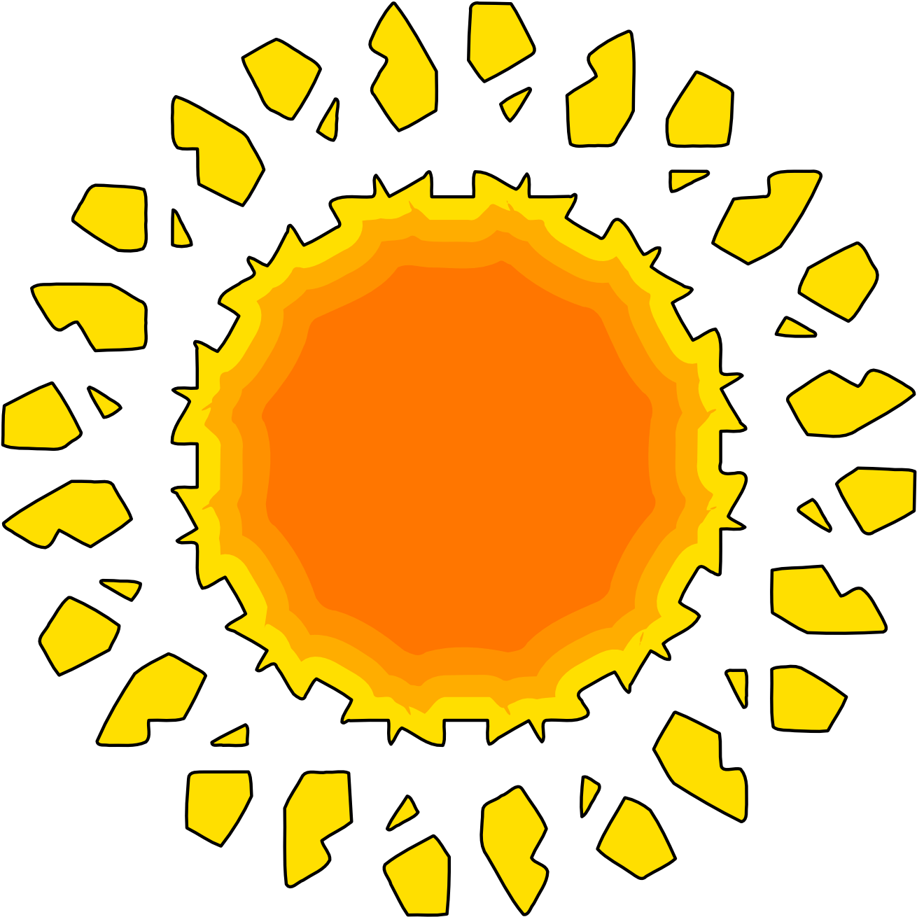 Sunbeam Clipart At Getdrawings - Dona Maria Tempero (1331x1331), Png Download