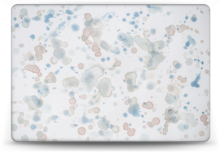 Lovely Watercolor Splash Skin For Your Laptop - Watercolor Painting (800x553), Png Download