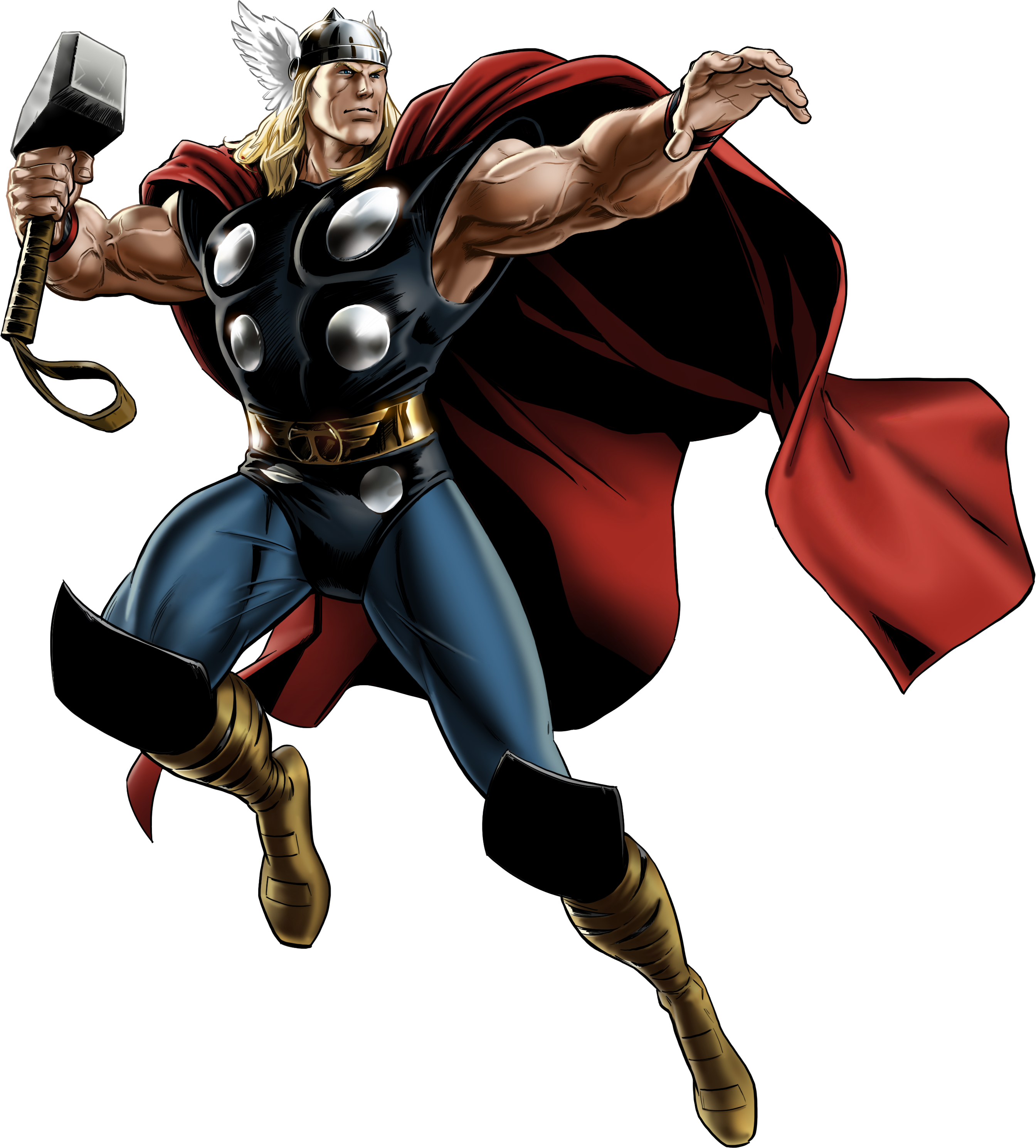 Marvel Avengers Alliance Thor Classic By Ratatrampa - Thor Marvel Avengers Alliance (2688x2977), Png Download